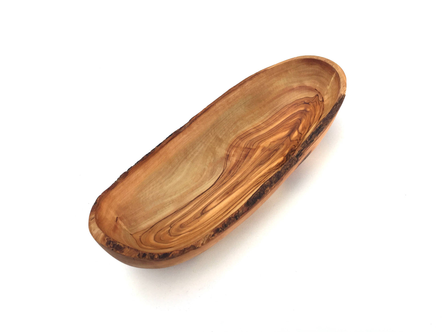 Olive Wood Long Bowl