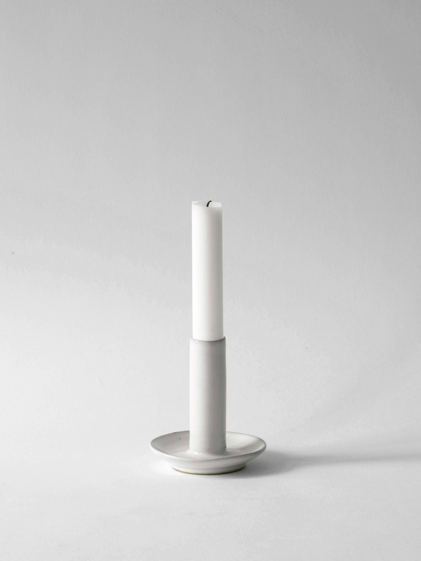 Lou Candle Holder - Dark Grey / White / Sands