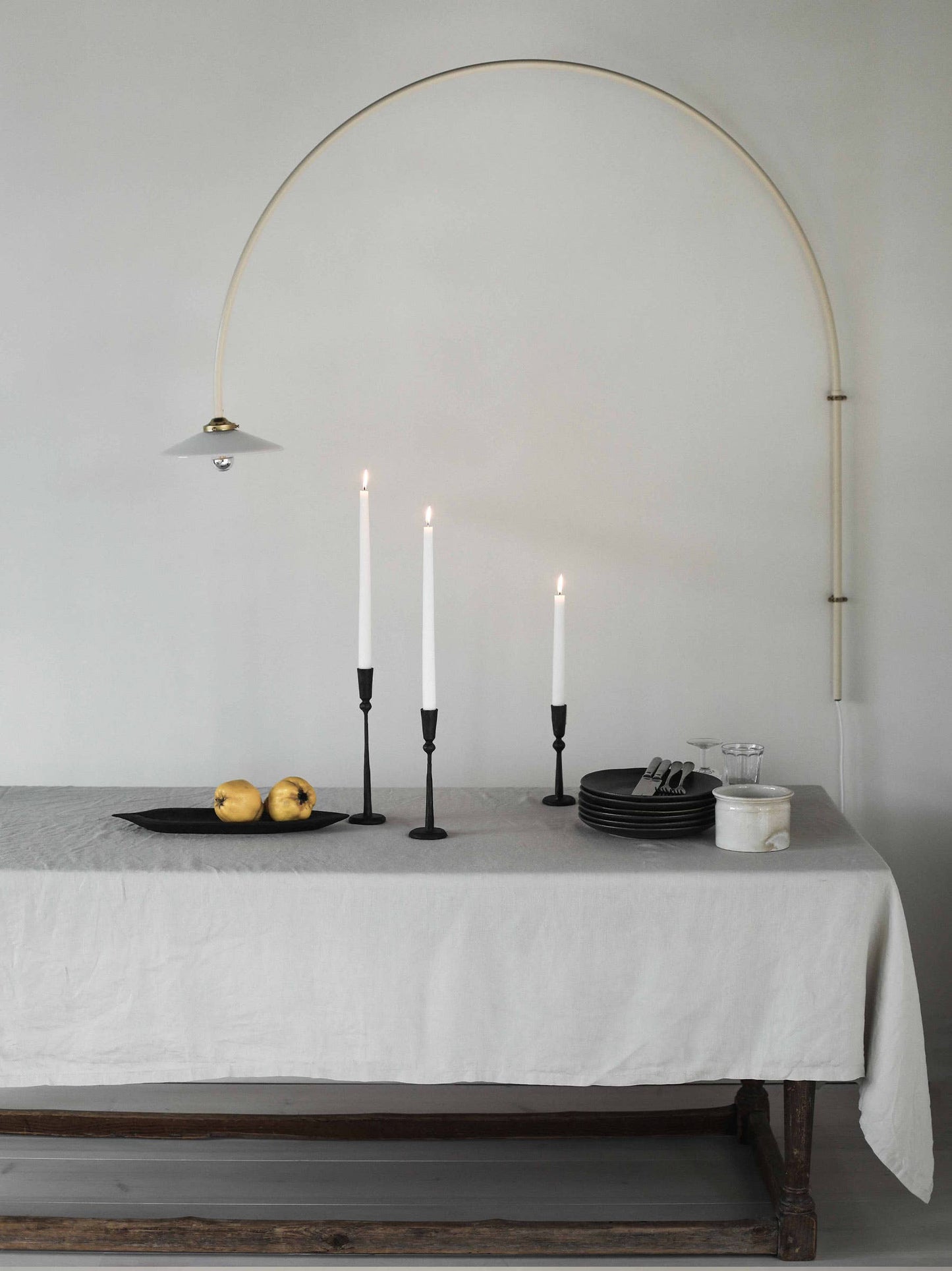 Boule Candle Holder in Black - S / M / L