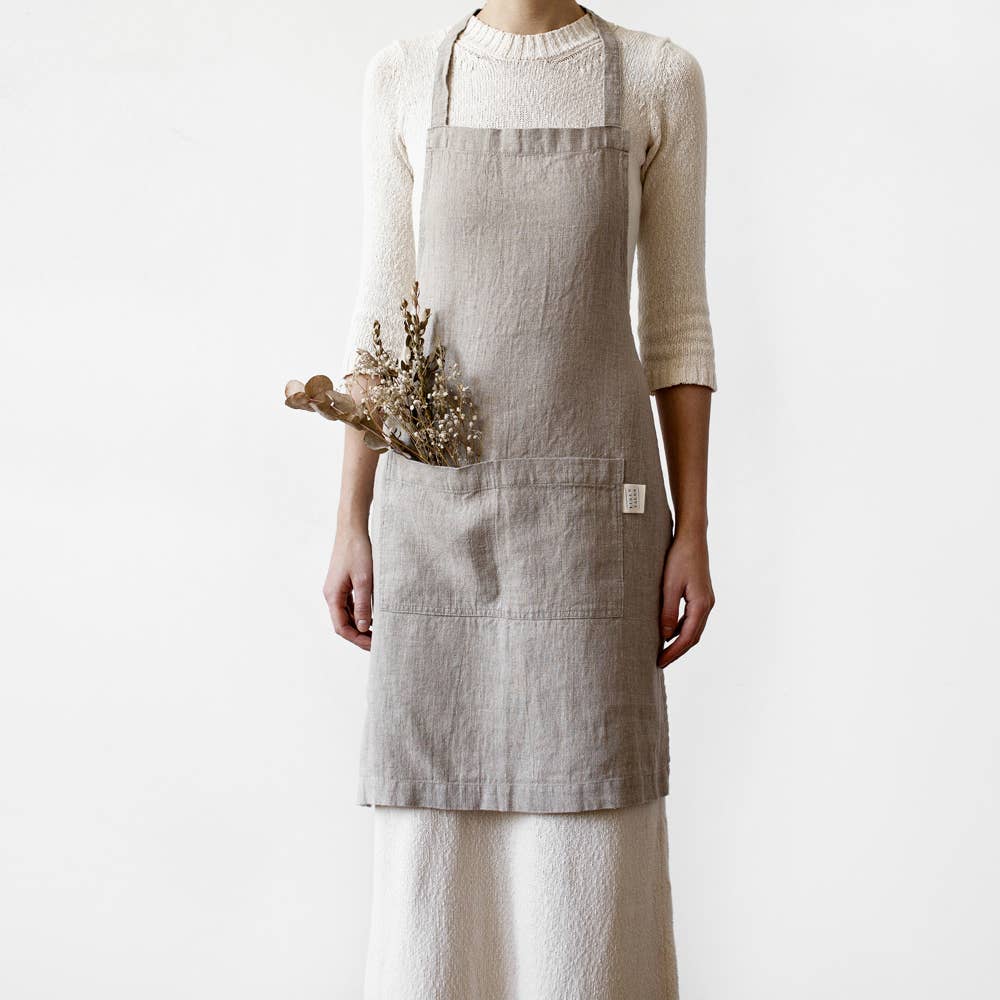 Natural Linen Apron