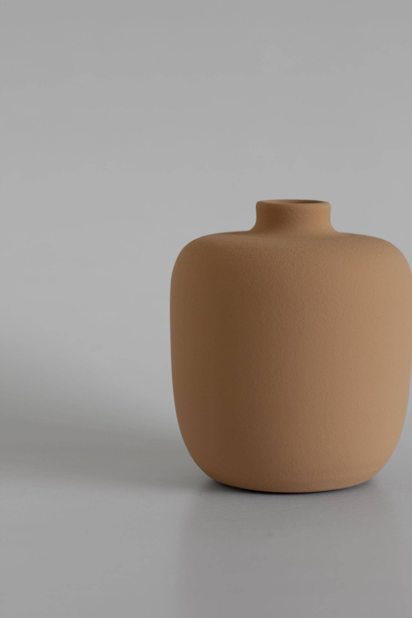 Peach Ceramic Vase Blanc 05