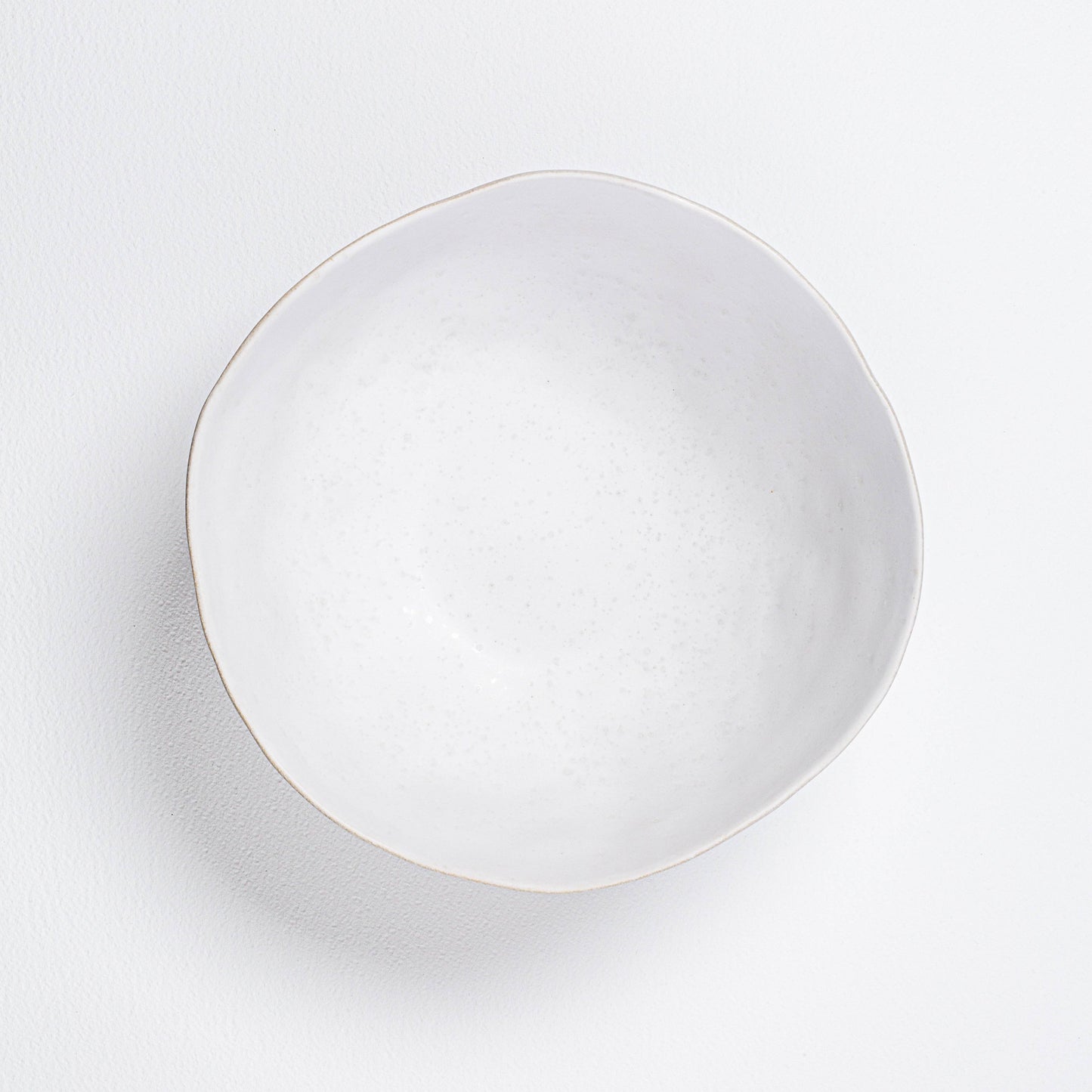 Nature Shape White Serving Bowl