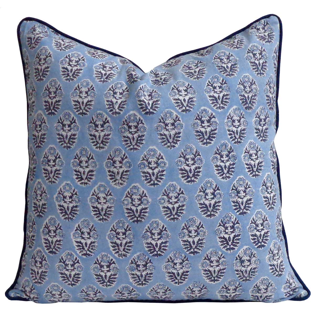 Pia Turq Blue Cushion Cover