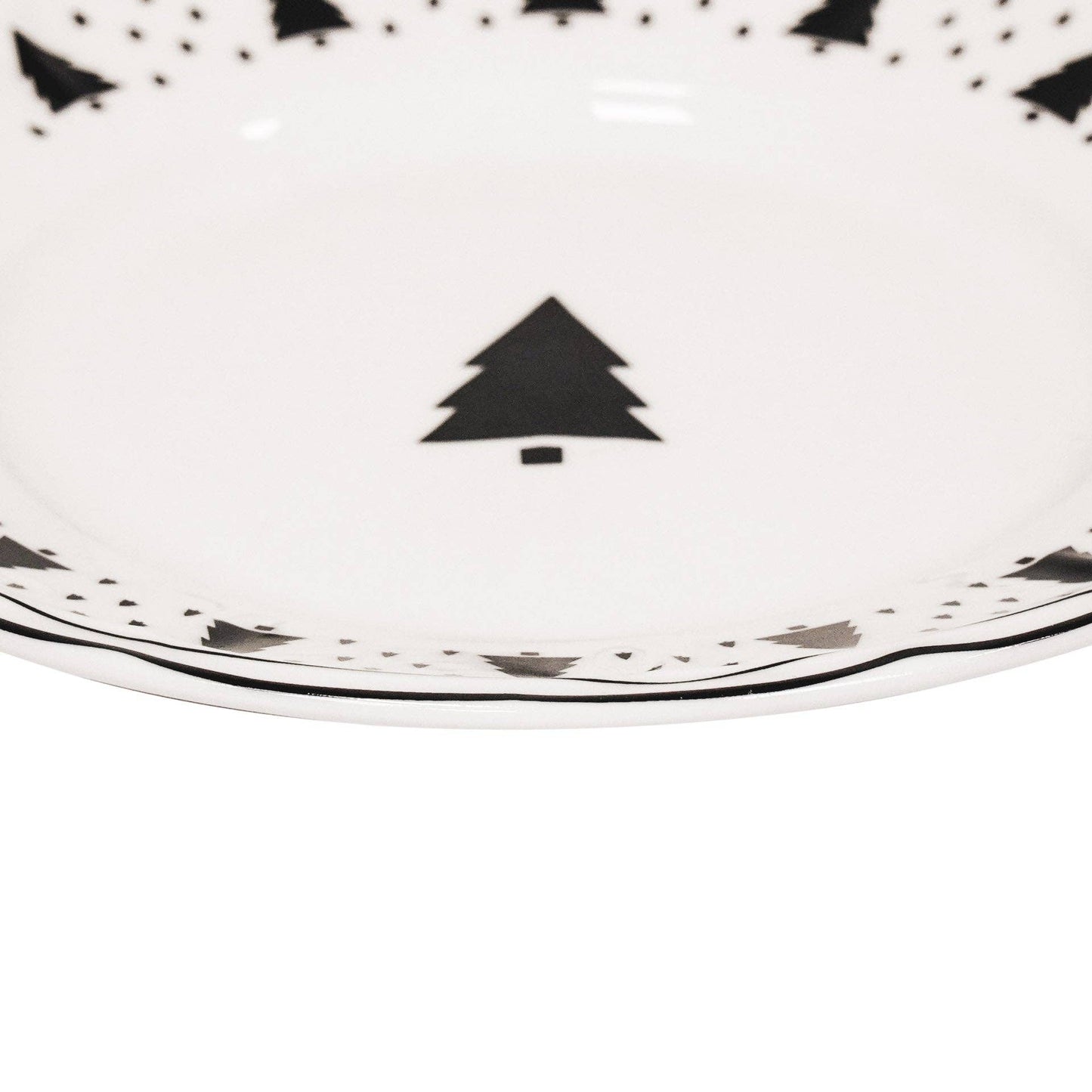 Christmas Tree Side Plates - Set of 4