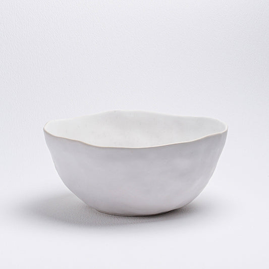 Nature Shape White Serving Bowl