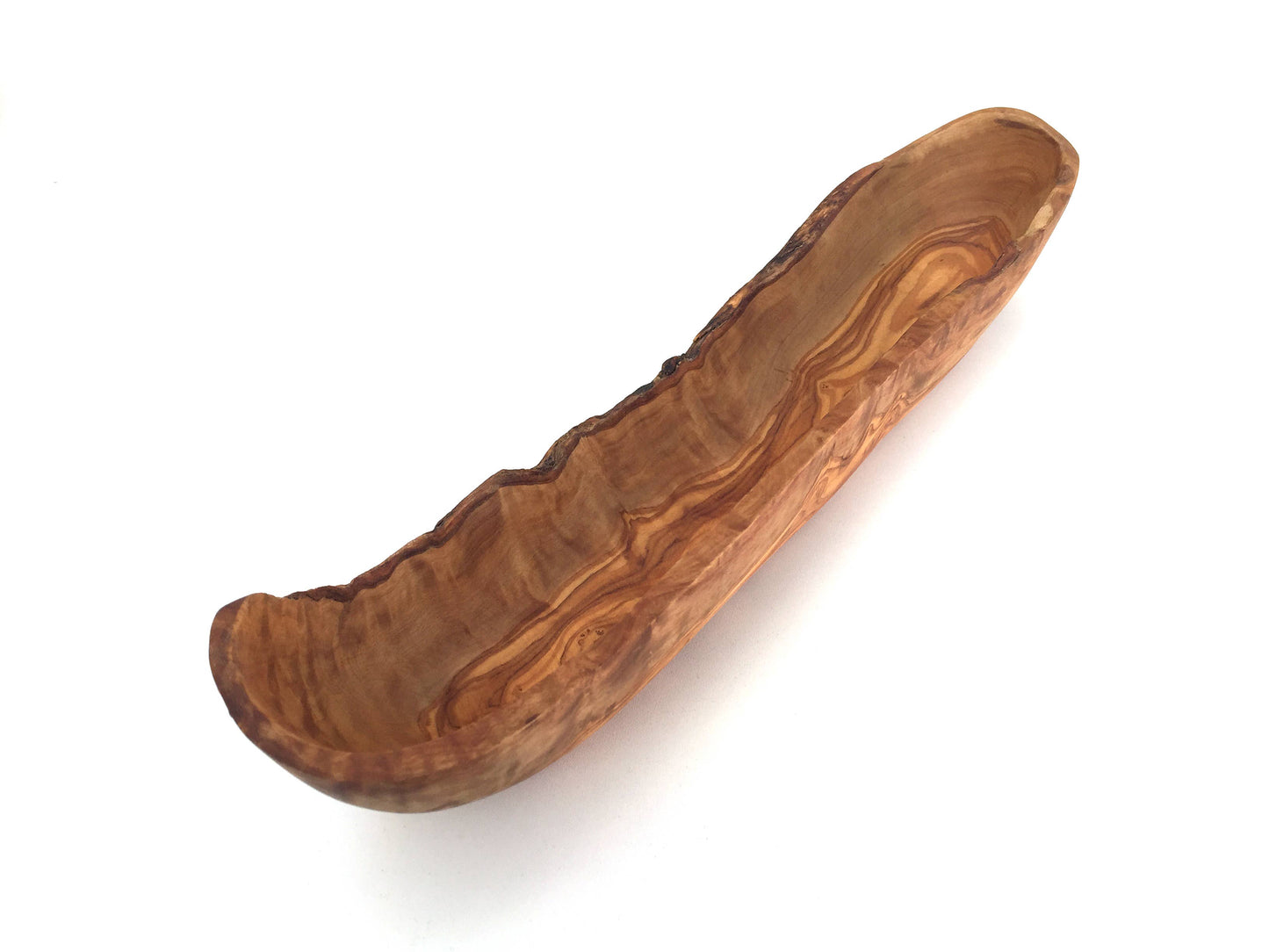 Olive Wood Long Bowl