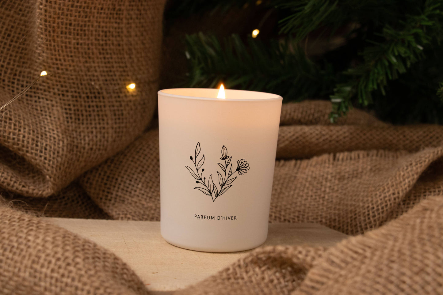 Candle Set - Cotton Flower & Wood Fire