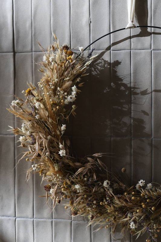 Dried flower wreath DEIÀ