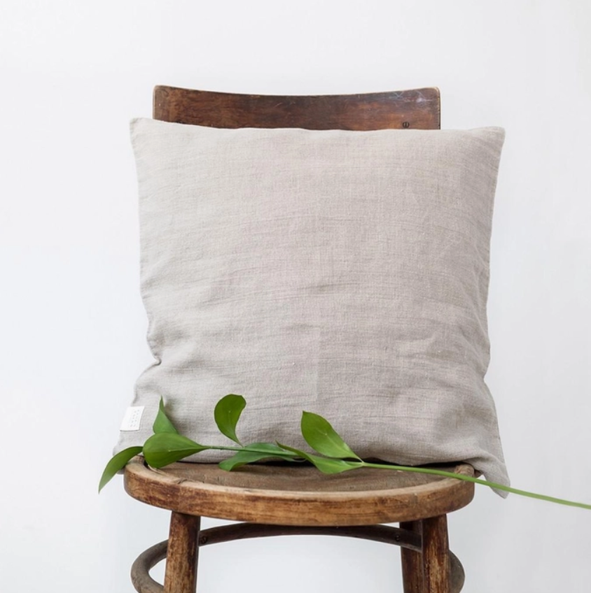 Handmade Linen Cushion Cover - in Four Colours