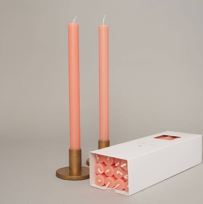 Dining Candles - Set of 2, in Various Colours