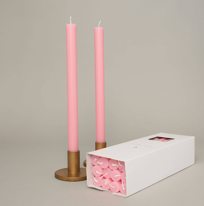 Dining Candles - Set of 2, in Various Colours