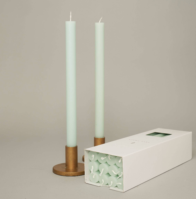 Dining Candles - Set of 2, in Various Colours