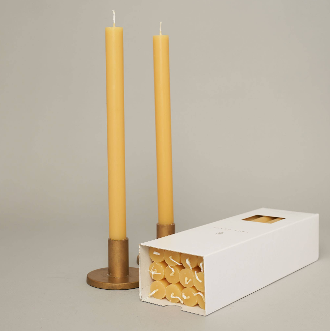 Dining Candles - Set of 2, in Various Colours