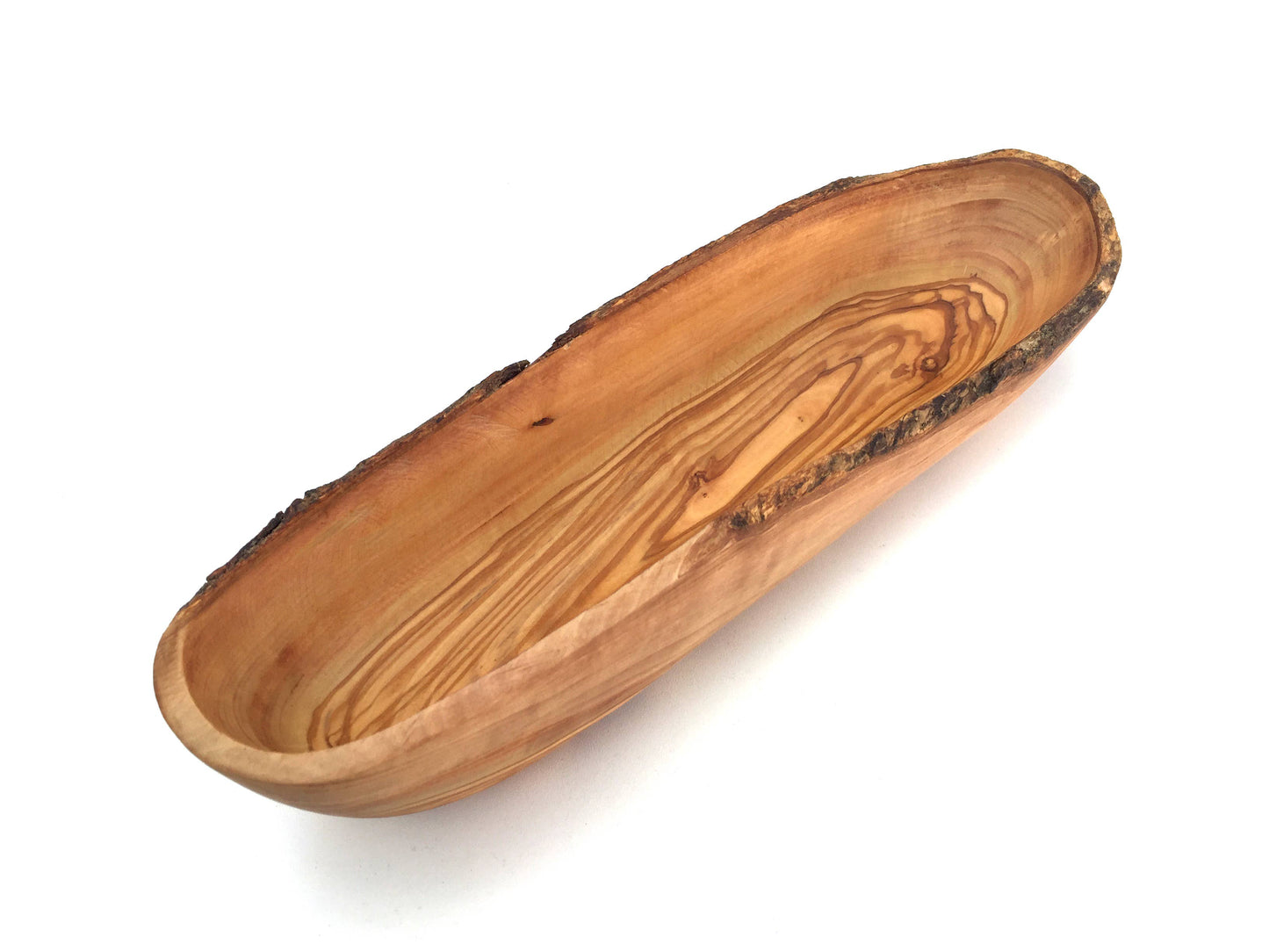 Olive Wood Long Bowl