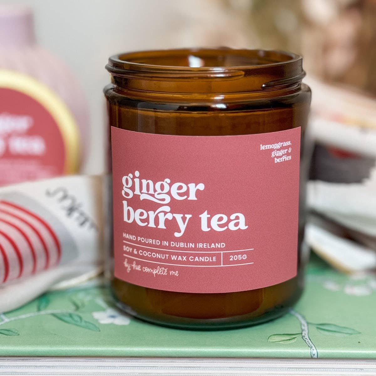 Ginger Berry Tea Scented Candle