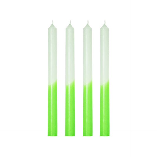 Dipdye Taper Candles, Set of 4