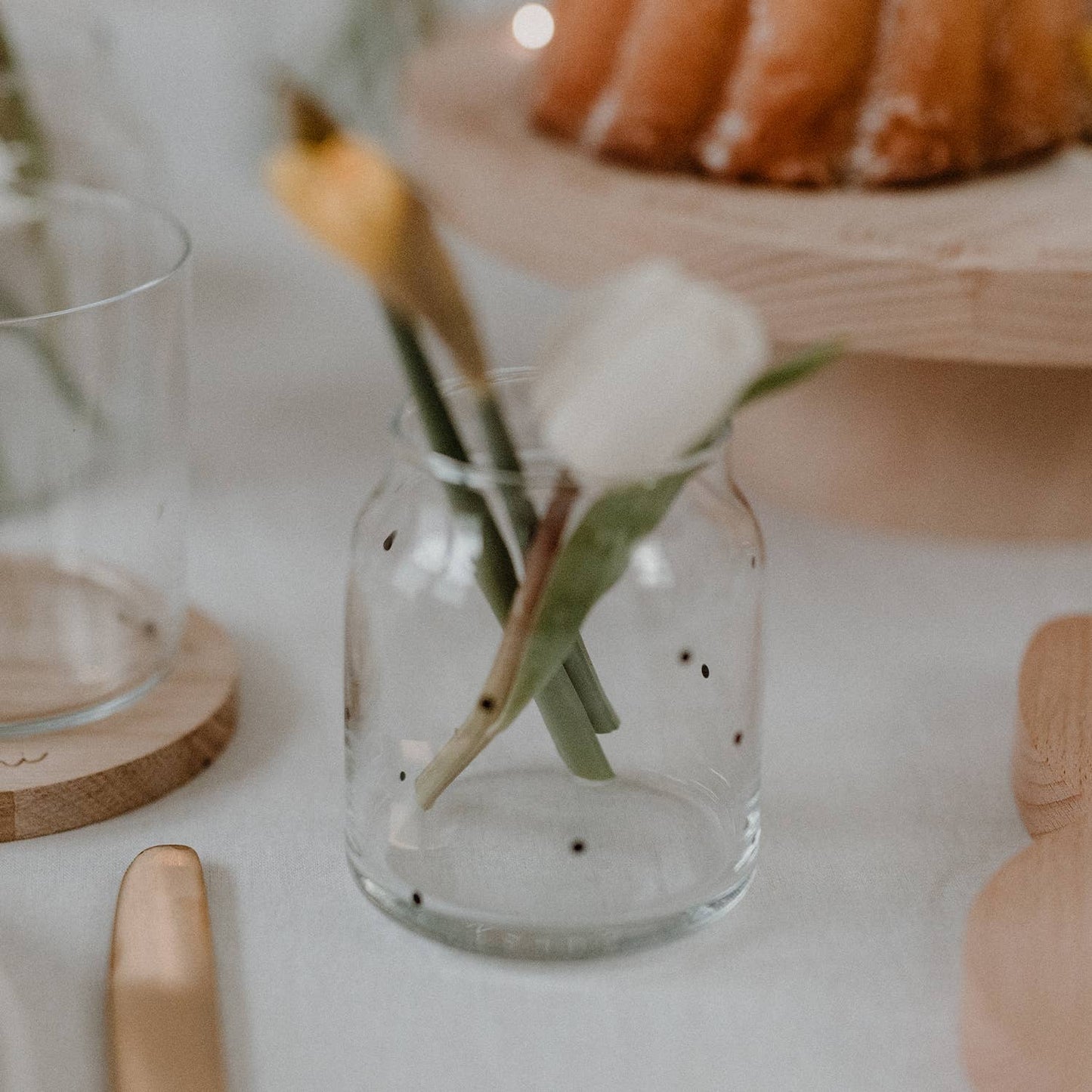 Dotty Glass Vase - Small