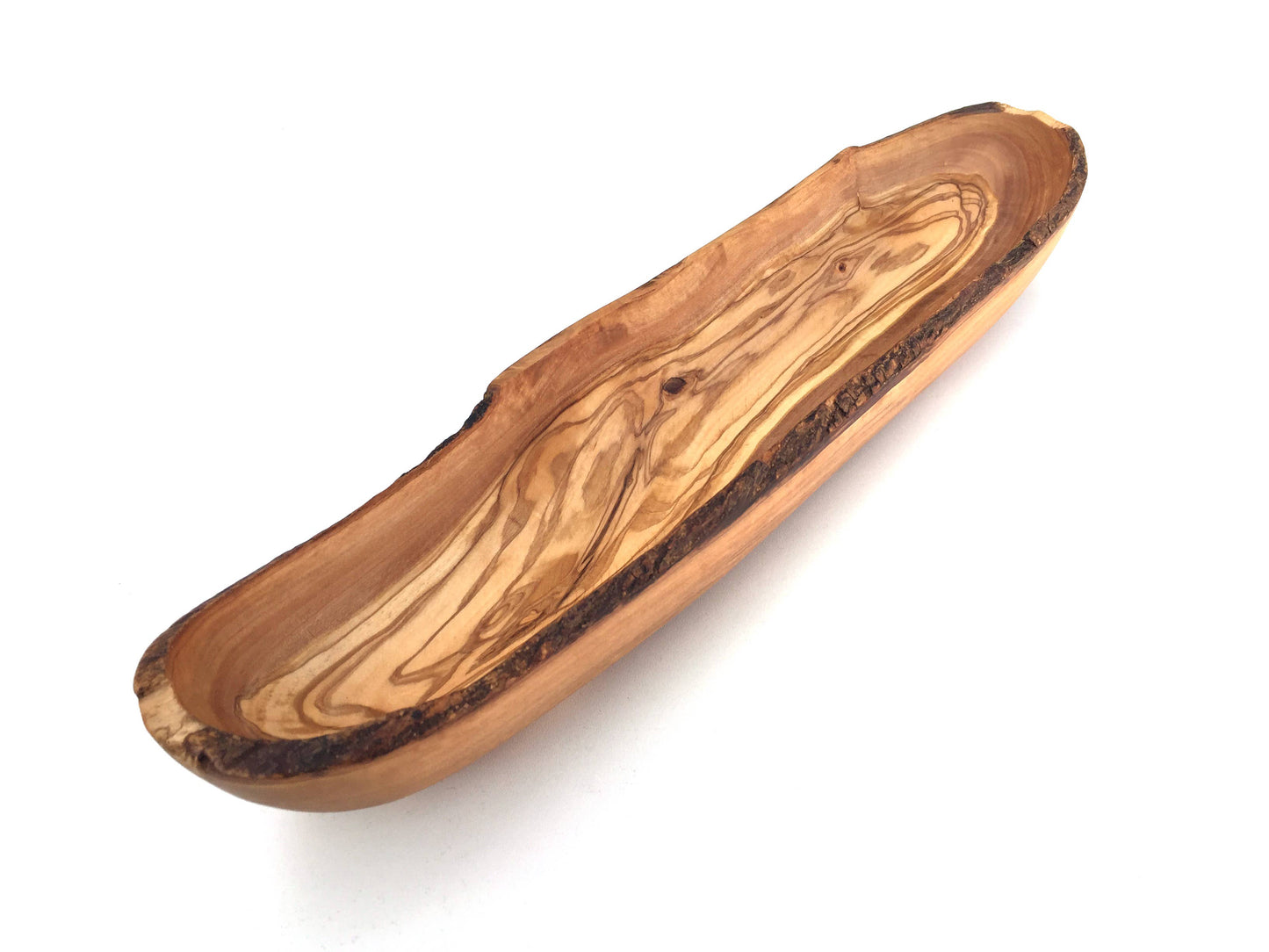 Olive Wood Long Bowl