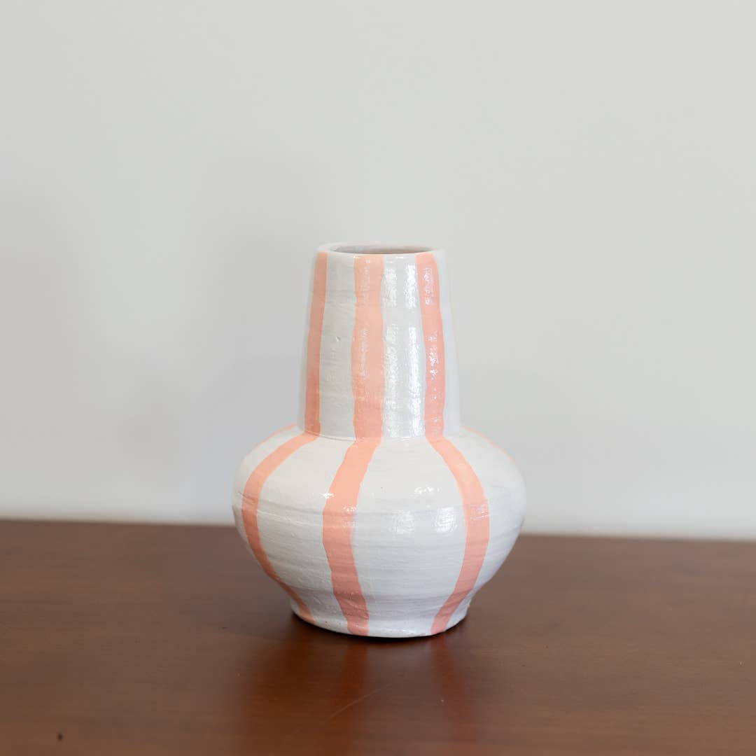 Pompeia Handpainted Ceramic Vase