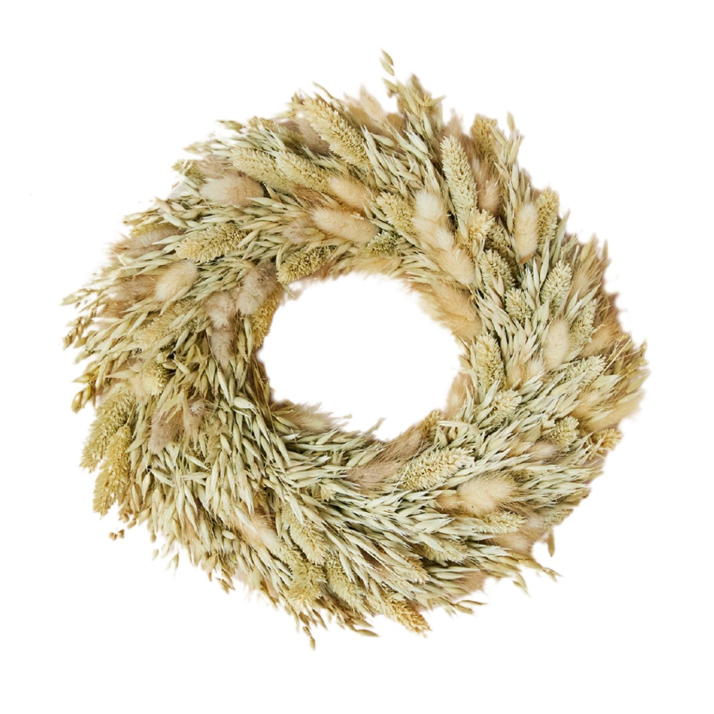 Dried Flower Wreath - Soft Green & Natural