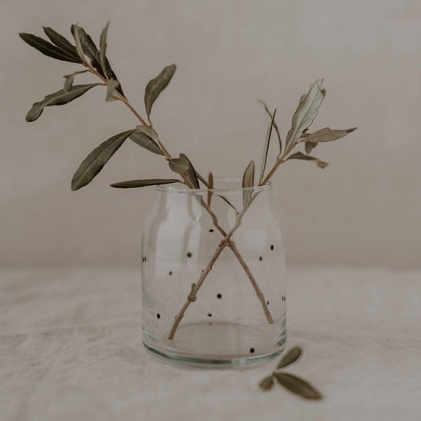 Dotty Glass Vase - Small