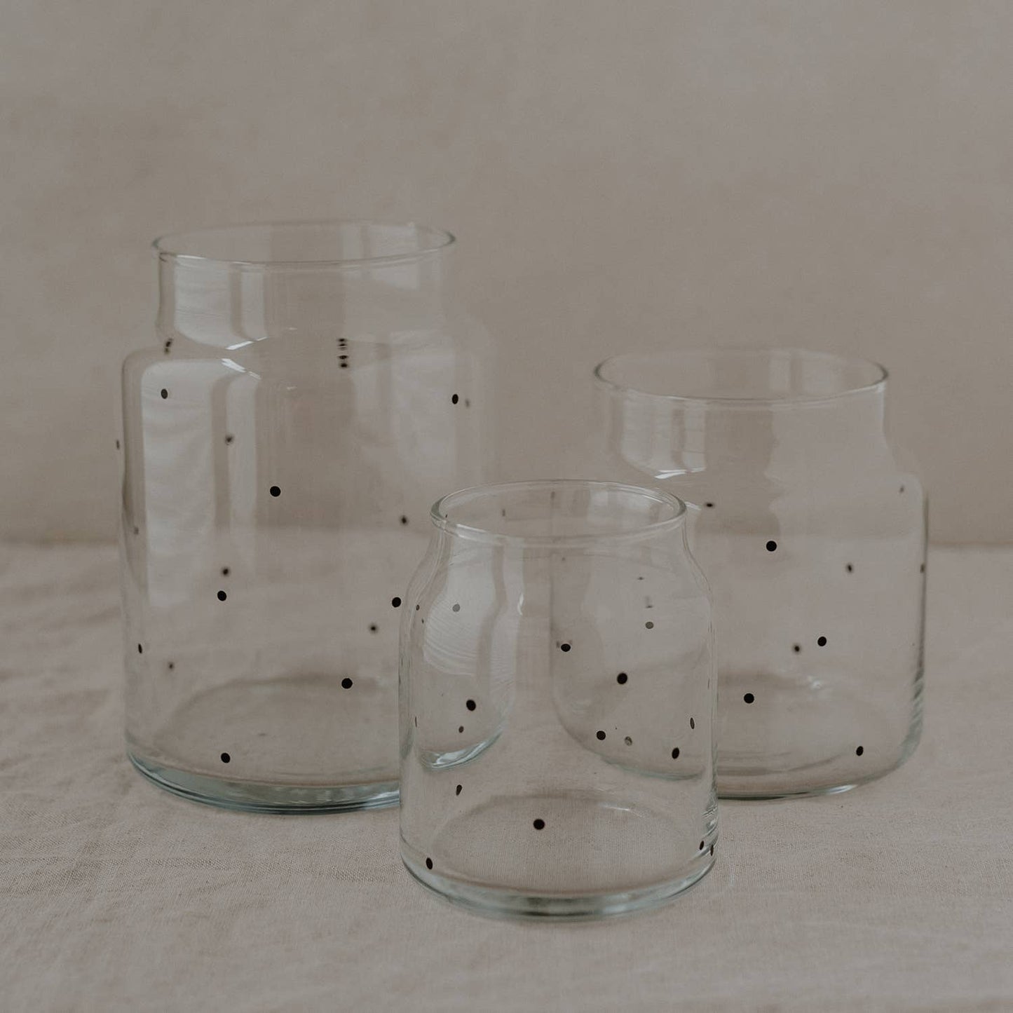 Dotty Glass Vase - Medium